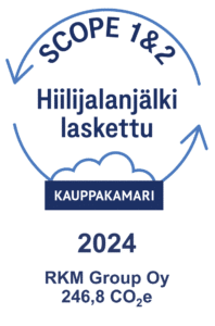 Hiilijalanjälki laskettu